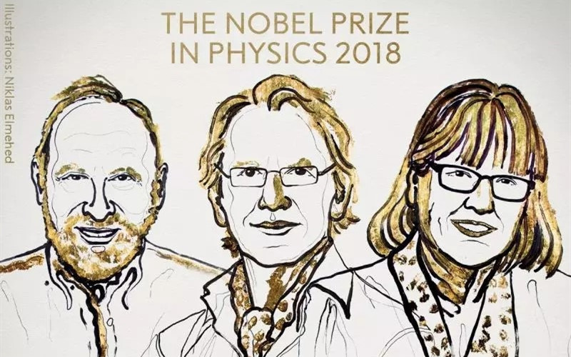 2018年諾貝爾物理學獎第三次授予女性科學家：激光物理獲殊榮！