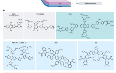 Nature Reviews Materials：有機太陽能電池中不同材料類型的優勢、挑戰和分子設計
