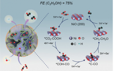 西北工業大學Adv Mater：Ni電催化還原CO2制備乙醇