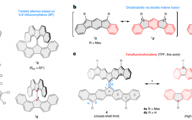 Nat. Chem.：四氟富瓦烯作為空間受挫開殼烯烴