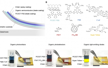Science Advances：用于有機光電子器件的具有通用三層結(jié)構(gòu)的全溶液處理超柔性可穿戴傳感器