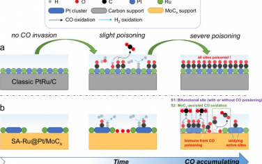 重慶大學(xué)&中國(guó)石化Nature Commun：用于PEMFC的耐CO毒化Pt催化劑
