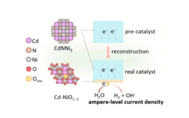 ACS Nano：表面重構的 CdNNi3 反鈣鈦礦電催化劑：釋放安培級電流密度以釋放氫氣
