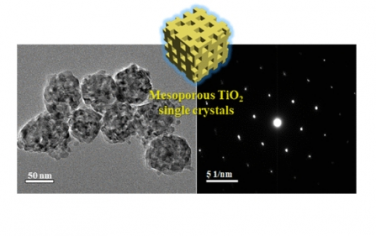 趙東元JACS：來自受控結晶驅動的單膠束組裝的介孔 TiO2 單晶顆粒作為高效光催化劑