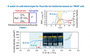 Nano Letters：一種基于疏水親水鹽的室溫氟離子電池鹽包水電解質