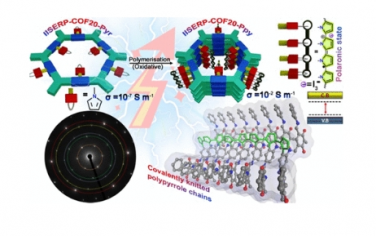 JACS：定制 COF：通過聚吡咯層間編織將非導電 2D 分層 COF 轉變為導電準 3D 架構