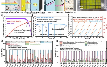 西北工業大學&暨南大學Nature Commun：BiVO4-Si人工樹葉太陽能制氫