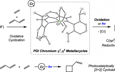 JACS：Cr-η1,η3金屬環作為烯烴-二烯烴[2+2]環加成反應的預催化劑