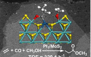 JACS：Pt1/MoS2單原子催化乙烯甲氧基羰基化