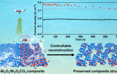 Nano Letters：β-Bi2O3/Bi2O2CO3復合材料的可控重構實現高效持久電化學CO2轉化