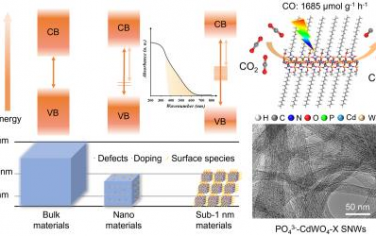東北師范&清華大學(xué)Angew：CdWO4亞納米線可見光催化還原CO2