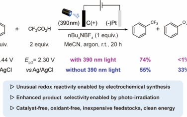 JACS：光電化學活化三氟乙酸對芳烴修飾三氟甲基