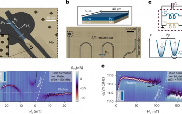 Nature Physics：混合超導體-鐵磁體雙層中誘導的雙重各向異性配對的電路量子電動力學檢測