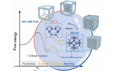JACS：ZIF-67 納米立方體向 ZIF-L 納米框架的轉變