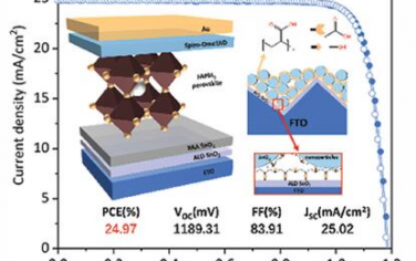 AFM：用于高效鈣鈦礦太陽(yáng)能電池的全SnO2基共形電子傳輸層